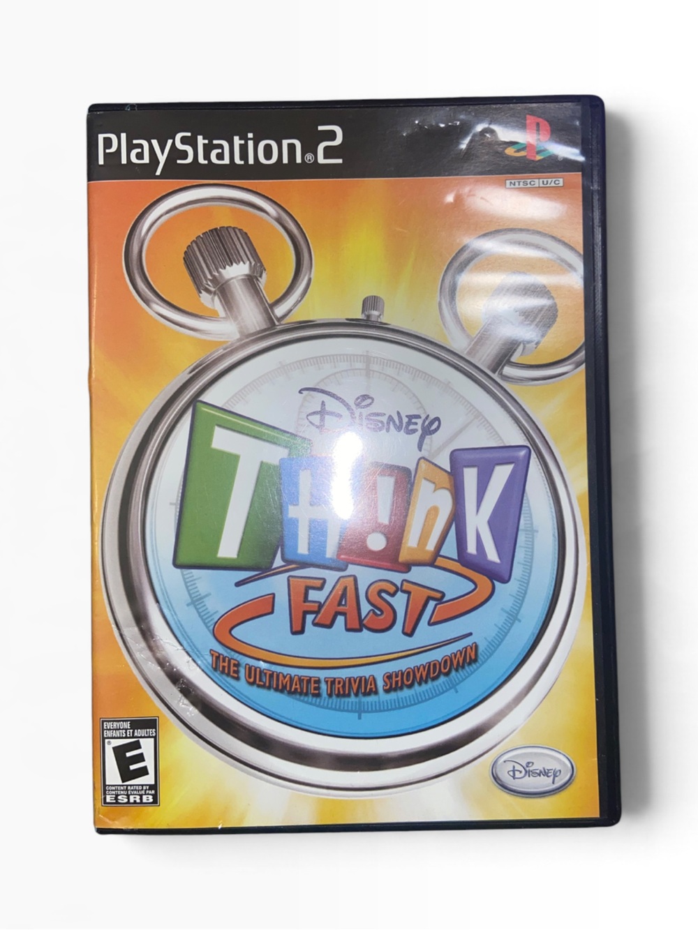 Disney PlayStation 2 Think Fast Game